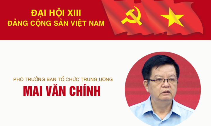 Infographic: Sự nghiệp Phó Trưởng Ban Tổ chức Trung ương Mai Văn Chính