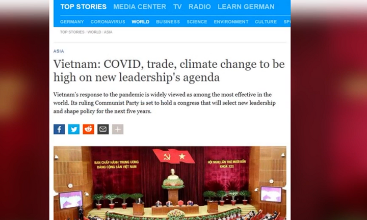Video: Truyền thông quốc tế đưa tin đậm nét về Đại hội XIII của Đảng