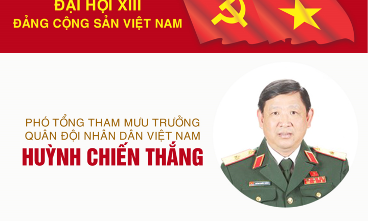 Infographic: Sự nghiệp Phó Tổng tham mưu trưởng QĐND Việt Nam Huỳnh Chiến Thắng