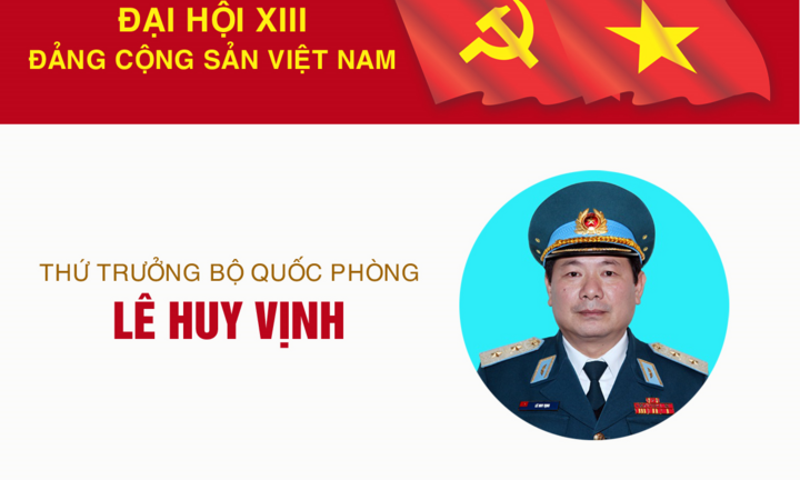 Infographic: Sự nghiệp Thứ trưởng Bộ Quốc phòng Lê Huy Vịnh