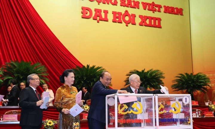 Danh sách 8 Ủy viên Bộ Chính trị khóa XII trúng cử BCH Trung ương khóa XIII