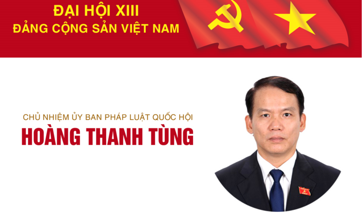 Infographic: Sự nghiệp Chủ nhiệm Ủy ban Pháp luật của Quốc hội Hoàng Thanh Tùng