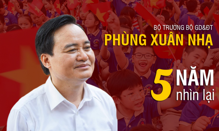 Dấu ấn 5 năm ngồi 'ghế nóng' của Bộ trưởng GD&ĐT Phùng Xuân Nhạ