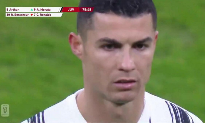 Video: Vừa lập cú đúp, Ronaldo ngao ngán khi bị thay ra giữa chừng