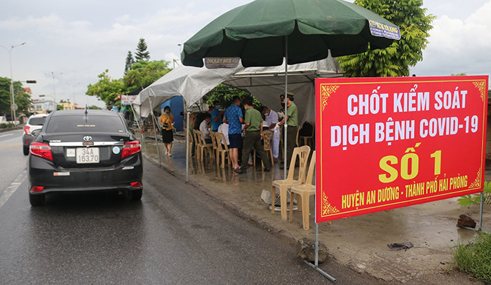 Hải Phòng dừng tiếp nhận người và hàng hóa từ Hải Dương 