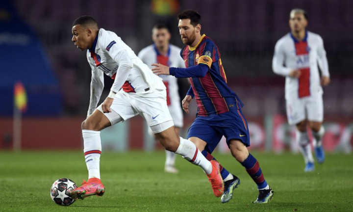 PSG đè bẹp Barca: Mbappe làm lu mờ Messi