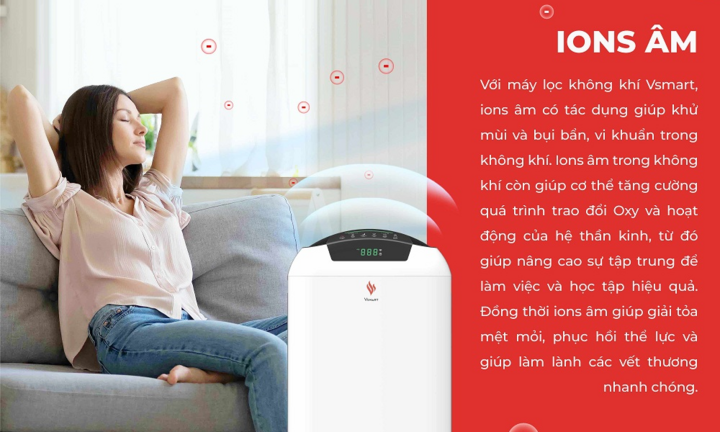Vì sao máy lọc không khí có ION âm là lựa chọn tốt nhất?