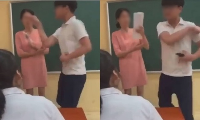 Nam sinh tát cô giáo từng bị thôi học một năm, hiện tiếp tục học tại trường