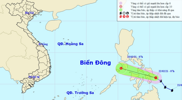 Bão Dujuan suy yếu thành áp thấp nhiệt đới trên vùng biển Philippines