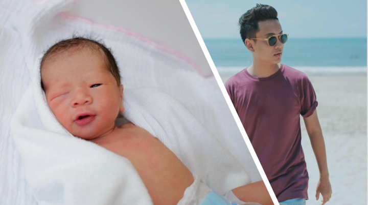 JustaTee khoe con trai vừa chào đời 