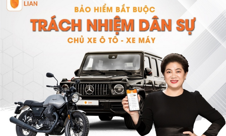 LIAN cung cấp Giấy chứng nhận bảo hiểm điện tử cho chủ xe cơ giới