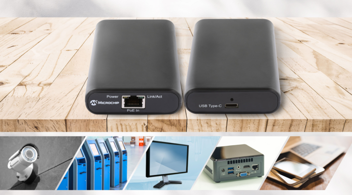 Microchip ra mắt Bộ chuyển đổi PoE sang USB Type-C đầu tiên chuẩn IEEE ® 802.3bt