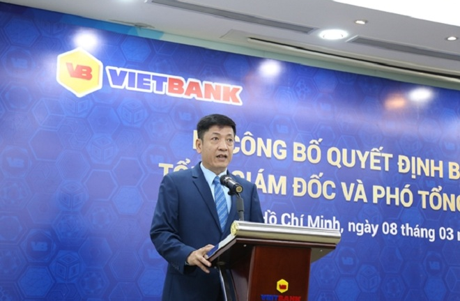 Ông Lê Huy Dũng được bổ nhiệm giữ chức Tổng Giám đốc Vietbank
