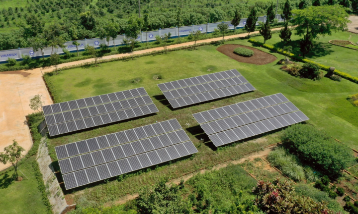 Vinamilk đầu tư hệ thống năng lượng mặt trời tại 12 trang trại bò sữa