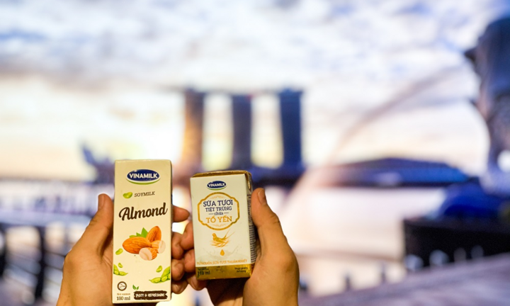 Vinamilk xuất khẩu sữa tươi chứa tổ yến đi Singapore