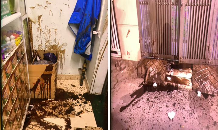 Nhóm côn đồ ném dầu luyn, mắm tôm, đánh chủ hiệu thuốc đang mang thai