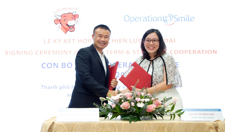 Con Bò Cười ký kết hợp tác 3 năm cùng Operation Smile giai đoạn 2021-2023
