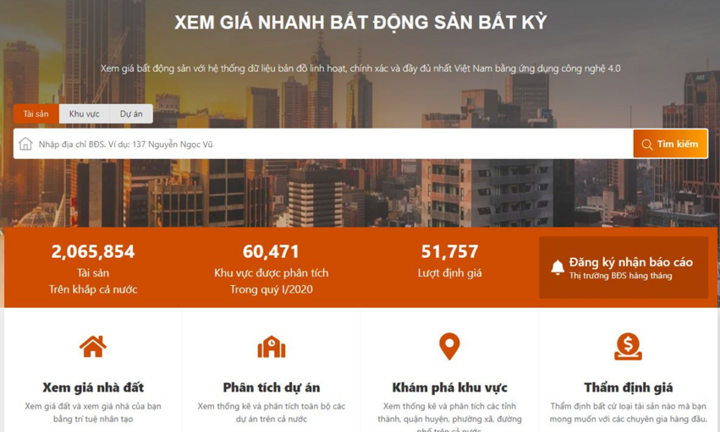 Định giá bất động sản online: Có đáng tin?