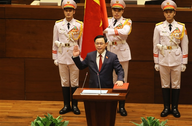 Video: Chủ tịch Quốc hội Vương Đình Huệ tuyên thệ nhậm chức