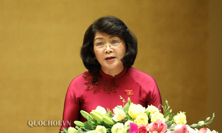Miễn nhiệm Phó Chủ tịch nước Đặng Thị Ngọc Thịnh