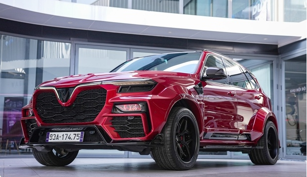VinFast Lux SA2.0 độ theo phong cách của siêu SUV Lamborghini Urus