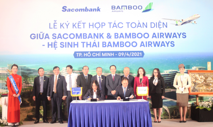 Sacombank hợp tác toàn diện với Bamboo Airways: 'Hai thương hiệu, triệu giá trị'