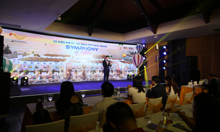 Khúc hoà ca ánh sáng tại sự kiện VIP dự án Vega City Nha Trang