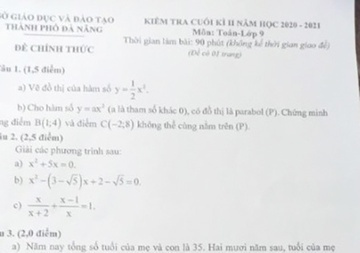 Lộ đề kiểm tra môn Toán ở Đà Nẵng: Công an vào cuộc 