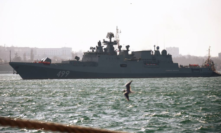 Nga điều 20 tàu chiến cùng các cường kích Su-25SM3 tập trận tại biển Đen