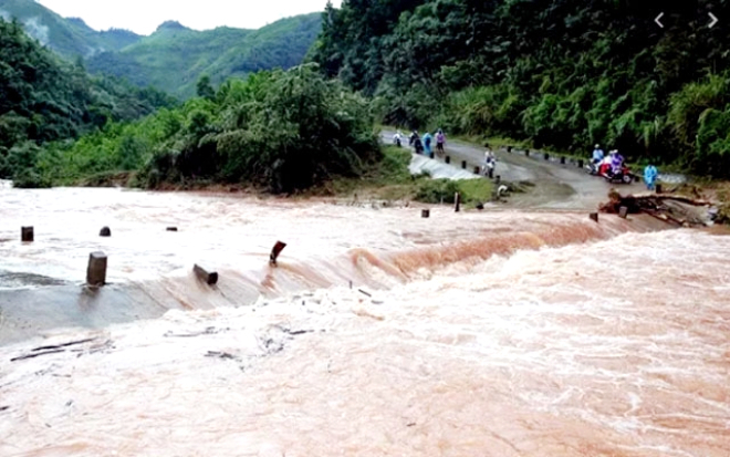 Bắc Bộ mưa lớn, nguy cơ lũ quét, sạt lở đất nhiều nơi
