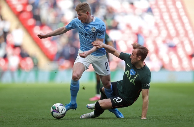 Trực tiếp Man City 1-0 Tottenham: Laporte ghi bàn 