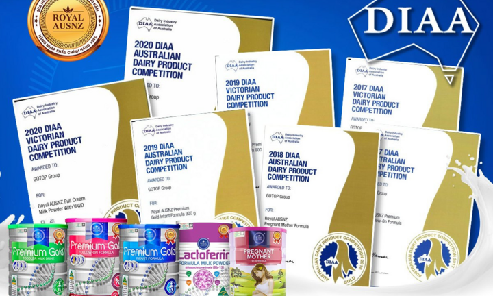 Sữa Hoàng Gia Royal Ausnz - Thương hiệu sữa nội địa lâu đời bậc nhất tại Úc