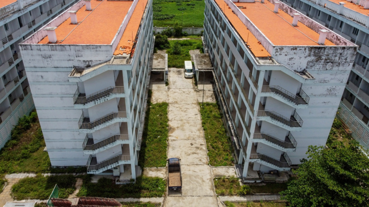 Ký túc xá 77 tỷ đồng bỏ hoang hơn 8 năm 