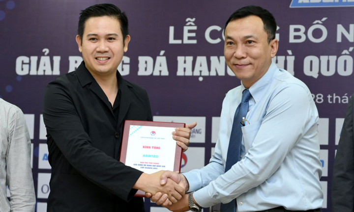 Tập đoàn Asanzo tài trợ Giải bóng đá hạng Nhì Quốc gia 2021