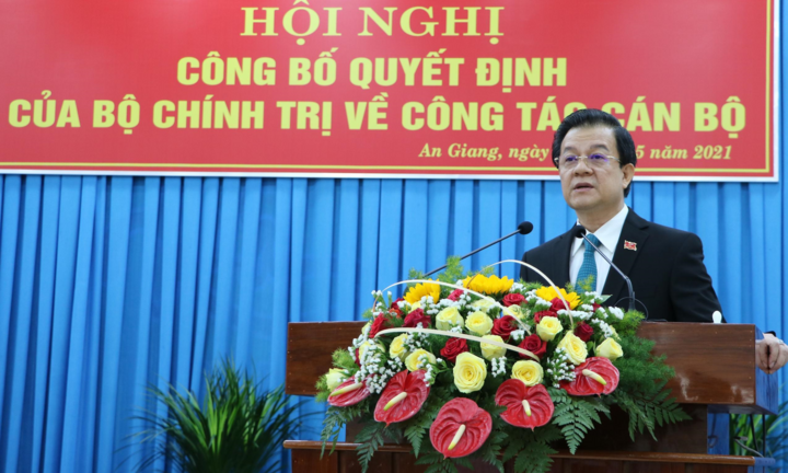 Ông Lê Hồng Quang làm Bí thư Tỉnh ủy An Giang