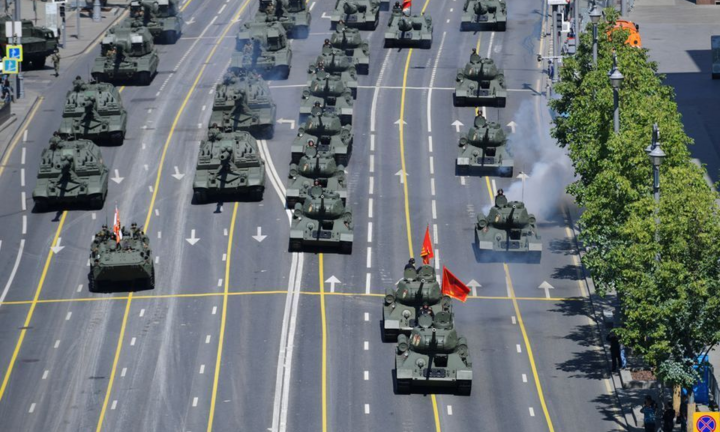 Tổng thống Putin tham dự lễ duyệt binh kỷ niệm Ngày Chiến thắng