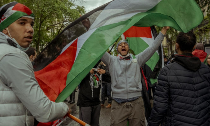 Hàng chục nghìn người biểu tình ở Pháp ủng hộ Palestine