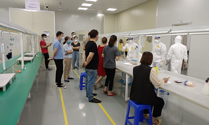 Bắc Giang: Công ty Hosiden là ổ dịch đặc biệt nguy hiểm, tỷ lệ dương tính cao