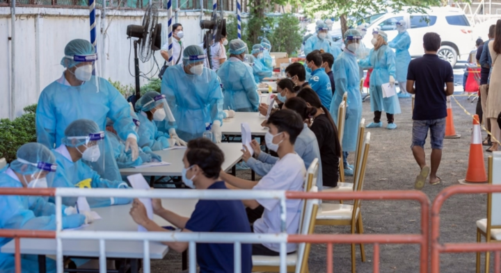 Số ca mắc COVID-19 tại Campuchia vẫn tiếp tục tăng 'thẳng đứng'
