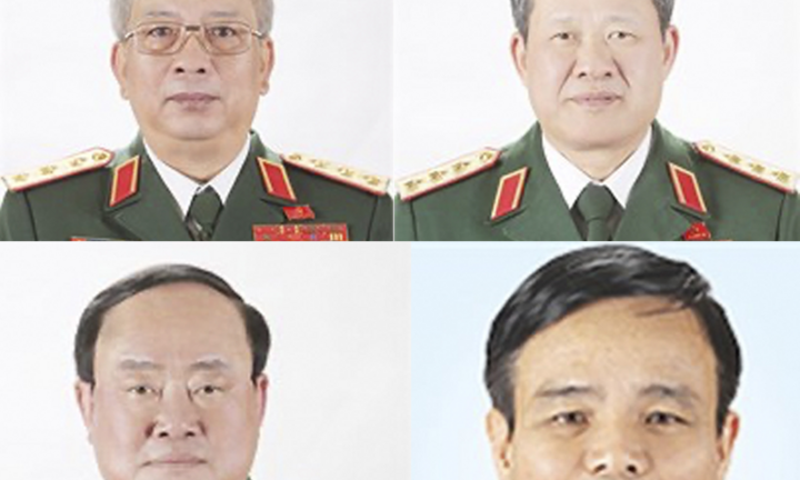 Bốn Thượng tướng thôi giữ chức Thứ trưởng Bộ Quốc phòng