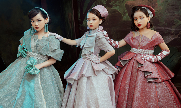 Dàn mẫu nhí hóa công chúa bước ra từ truyện cổ tích