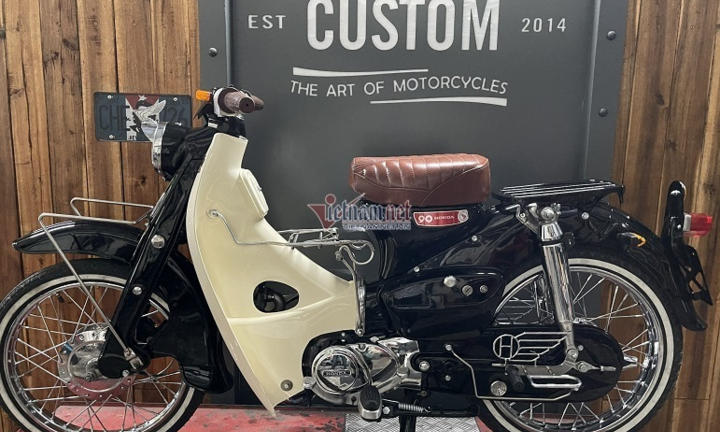 Honda Cub C65 tuyệt đẹp được “chế” từ khung sườn Cub 78 cũ