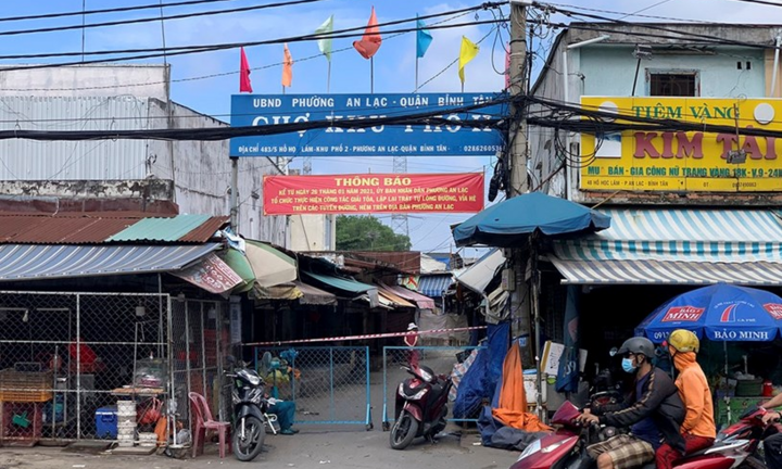 TP.HCM khẩn tìm người từng đến chợ Khu phố 2, phường An Lạc, quận Bình Tân