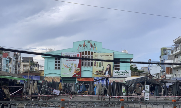 TP.HCM phong tỏa chợ Sơn Kỳ ở quận Tân Phú 