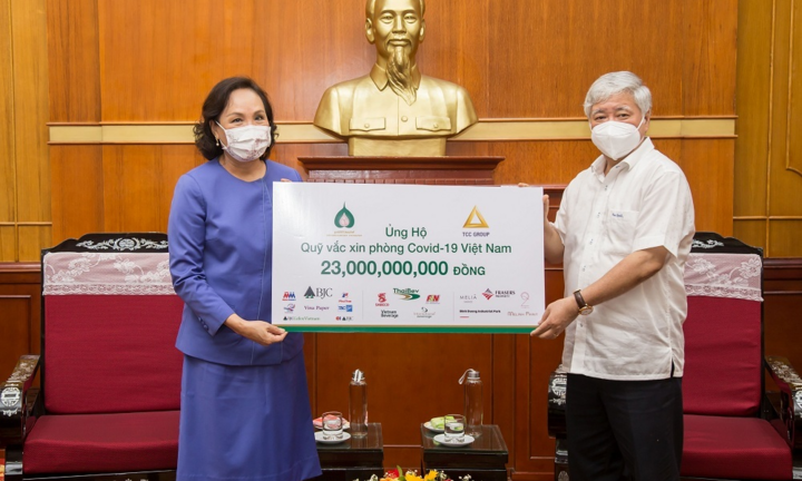 Tập đoàn TCC đóng góp 1 triệu USD mua vaccine phòng, chống COVID-19