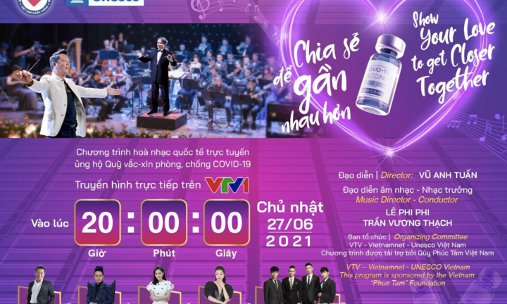 Hoà nhạc gây Quỹ vaccine: Khi âm nhạc không chỉ mang tới cảm xúc