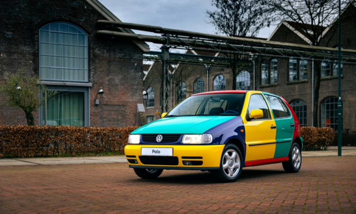 Volkswagen Polo xuất hiện với bộ áo Harlequin đầy sắc màu