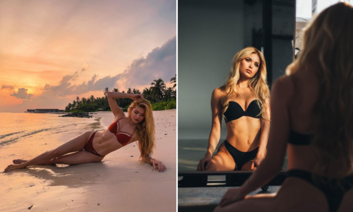 Ảnh: Cô gái gầy còm thành người mẫu thể hình nổi tiếng thế giới