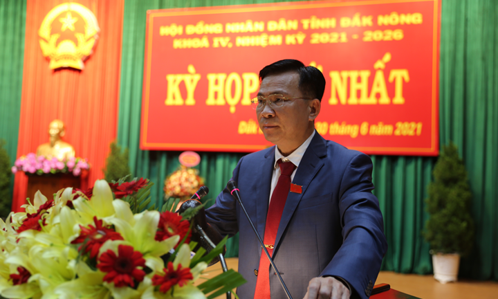 Giám đốc Công an Đắk Nông được bầu làm Chủ tịch UBND tỉnh