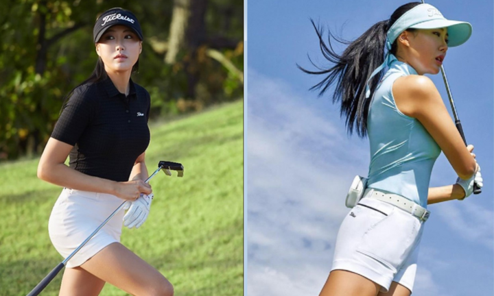 Nữ golf thủ Hàn Quốc đẹp không kém các siêu mẫu